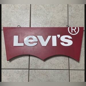 Levi’s logo store hanging sign